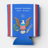 Rafraîchisseur Pour Canette Service de la Garde côtière personnalisée (Dos)