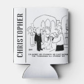 Rafraîchisseur Pour Canette Service de l'église mariage Vicar ne peut pas frot (Dos)