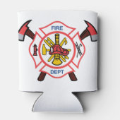 Rafraîchisseur Pour Canette Service d'incendie de la Croix de Malte (Dos)