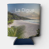 Rafraîchisseur Pour Canette Seychelles La Digue Sunset Beach Souvenir de vacan (Devant)
