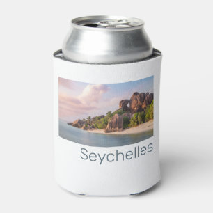 Rafraîchisseur Pour Canette Seychelles La Digue Vintage coucher de soleil Cade