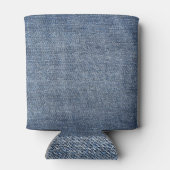 Rafraîchisseur Pour Canette Shabby denim : texture de jean bleu (Dos)