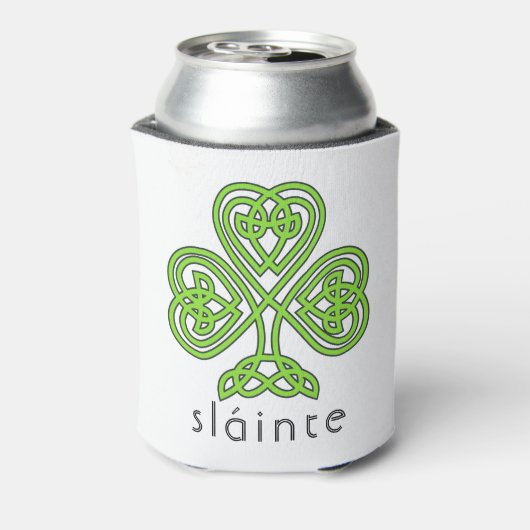 Rafraîchisseur Pour Canette Shamrock celtique Green Slainte Saint Patrick (Can Dos)