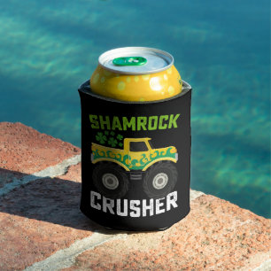 Rafraîchisseur Pour Canette Shamrock Croiseur Monster Camion St Patrick's Day