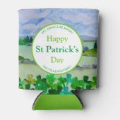 Rafraîchisseur Pour Canette Shamrock irlandais personnalisé (Devant)