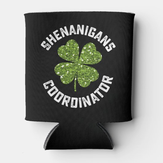 Rafraîchisseur Pour Canette Shenanigans Coordonnateur Funny St Patrick's Day (Devant)