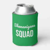 Rafraîchisseur Pour Canette Shenanigans Squad St Patrick's Day (Can devant)
