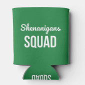 Rafraîchisseur Pour Canette Shenanigans Squad St Patrick's Day (Dos)