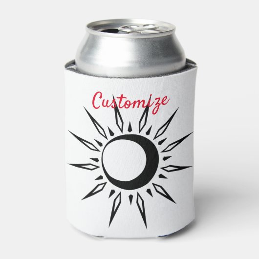 Rafraîchisseur Pour Canette Shining Sun Crescent Moon (Can devant)