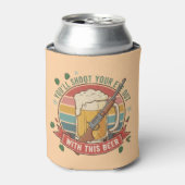 Rafraîchisseur Pour Canette Shoot Your Eye Out Cooler - Personalized Beer Kooz (Can devant)