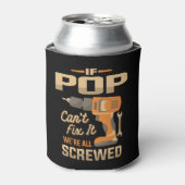 Rafraîchisseur Pour Canette Si Pop Cant Fixer It Funky Handyman Grand-pa (Can devant)