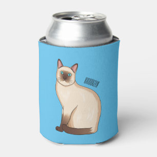 Rafraîchisseur Pour Canette Siamese cat cartoon