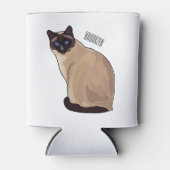 Rafraîchisseur Pour Canette Siamese cat cartoon (Devant)