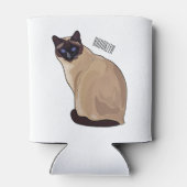 Rafraîchisseur Pour Canette Siamese cat cartoon (Dos)