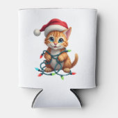 Rafraîchisseur Pour Canette Siamese Cat Christmas V-Neck (3) (Devant)