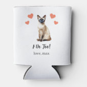 Rafraîchisseur Pour Canette Siamese Mariage Chat Peut Rafraîchir Favoriser (Devant)