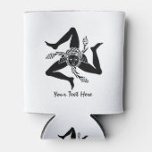 Rafraîchisseur Pour Canette Sicilian Trinacria Votre texte et votre Arrière -  (Devant)