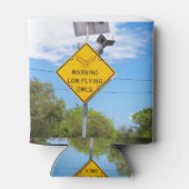 Rafraîchisseur Pour Canette Signal Avertissement Petite Chouette Volante (Dos)