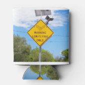 Rafraîchisseur Pour Canette Signal Avertissement Petite Chouette Volante (Dos)