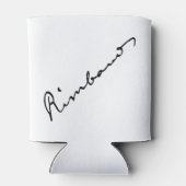 Rafraîchisseur Pour Canette Signature de Arthur Rimbaud (Dos)