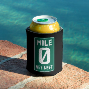 Rafraîchisseur Pour Canette SIGNE Mile 0 Key West Florida Vintage Road
