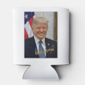 RAFRAÎCHISSEUR  POUR CANETTE SIGNÉ PAR LE PRÉSIDENT TRUMP.... (Dos)