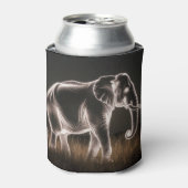 Rafraîchisseur Pour Canette Silhouette d'éléphant lumineux (Can devant)