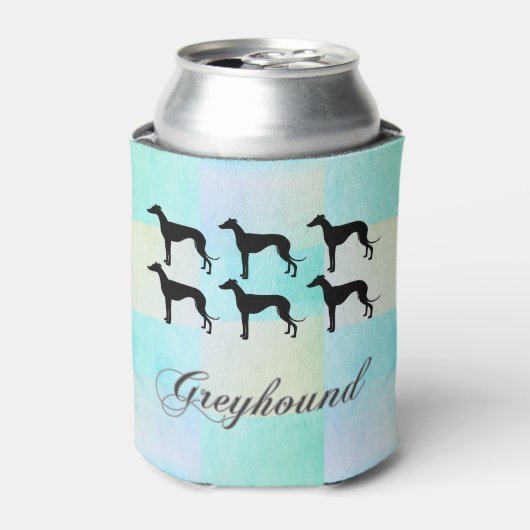 Rafraîchisseur Pour Canette Silhouette Greyhound Can Cooler (Can devant)