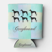 Rafraîchisseur Pour Canette Silhouette Greyhound Can Cooler (Devant)