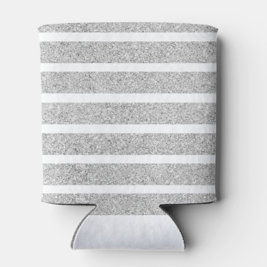 Rafraîchisseur Pour Canette Silver White "Hello Quarty" Parties scintillant d' (Dos)