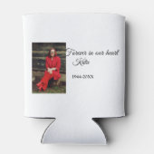 Rafraîchisseur Pour Canette simple Ajouter votre photo texte mémorial gardien (Dos)