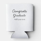 Rafraîchisseur Pour Canette Simple congratulation graduation add your (Dos)