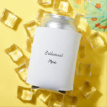 Rafraîchisseur Pour Canette SIMPLE MINIMAL ajouter votre nom bridesmaid person<br><div class="desc">conception</div>