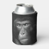 Rafraîchisseur Pour Canette Singe à huile monochrome, abstraction artistique (Can devant)