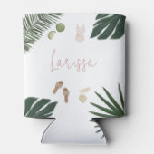 Rafraîchisseur Pour Canette Sip Sip Hooray Personnalisé Bachelorette Party (Dos)