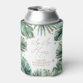 Rafraîchisseur Pour Canette Sip Sip Hooray Tropical Bachelorette Party (Can devant)