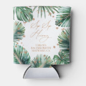 Rafraîchisseur Pour Canette Sip Sip Hooray Tropical Bachelorette Party (Devant)