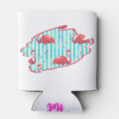 Rafraîchisseur Pour Canette Sippin’ Jolie : Flamant rose peut refroidir (Dos)