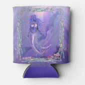 Rafraîchisseur Pour Canette Sirène de mer violette (Devant)