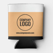 Rafraîchisseur Pour Canette Site Web du logo de la société moderne White Peach (Devant)