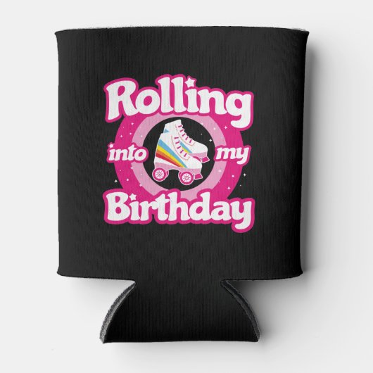 Rafraîchisseur Pour Canette Skate Party - Roller Roller Roller Patinage Annive (Devant)