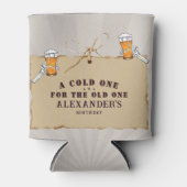 Rafraîchisseur Pour Canette Skeleton Un Froid Pour L'Anniversaire De La Bière  (Devant)