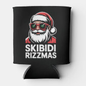 Rafraîchisseur Pour Canette Skibidi Rizzmas Père Noël Noël Noël (Devant)