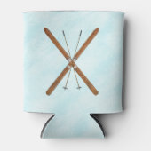 Rafraîchisseur Pour Canette Skis De Fond Et Polonais (Devant)