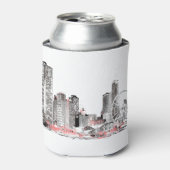 Rafraîchisseur Pour Canette Skyline de Chicago moderne (Can devant)
