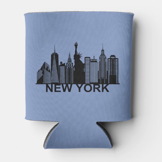 Rafraîchisseur Pour Canette Skyline de New York (Devant)