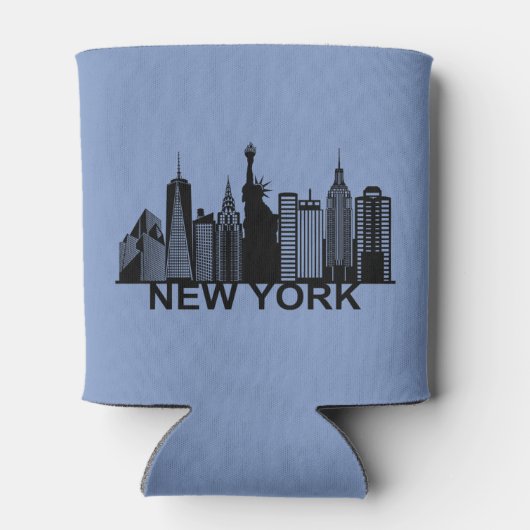 Rafraîchisseur Pour Canette Skyline de New York (Dos)