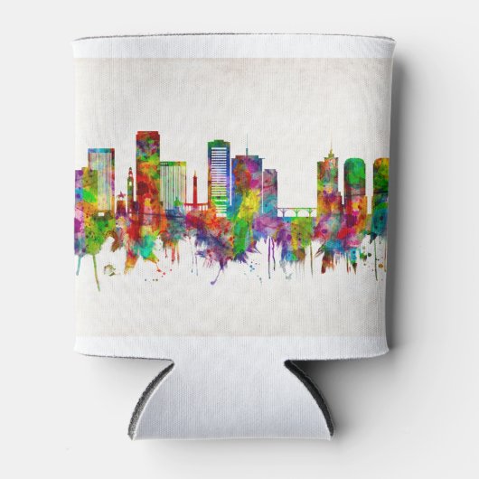 Rafraîchisseur Pour Canette Skyline de Richmond (Devant)