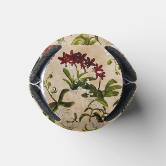 Rafraîchisseur Pour Canette Sleeve - Orchidée imprimé en beige (Bas)