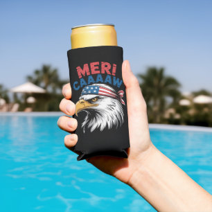 Rafraîchisseur Pour Canette Slim 4 juillet Aigle Liberté Patriotique